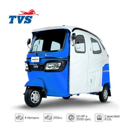 Mototaxi de la Marca TVS Modelo King Deluxe